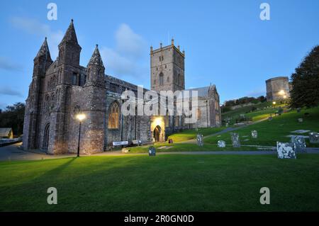 St David's Cathedral, Pembrokeshire, Wales, United Kingdom Stock Photo