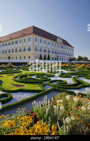 Baroque garden in Schloss Hof castle, Engelhartstetten, Lower Austria, Austria Stock Photo