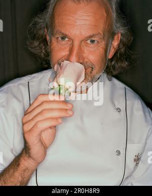 USA, Nevada, Las Vegas, Portrait of Chef Hubert Keller Stock Photo