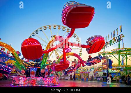 Palmkirmes, largest parish fair in spring in NRW , Germany, North Rhine-Westphalia, Ruhr Area, Recklinghausen Stock Photo