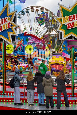 Palmkirmes, largest parish fair in spring in NRW , Germany, North Rhine-Westphalia, Ruhr Area, Recklinghausen Stock Photo