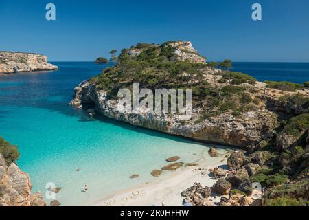 Cala des Moro, near Santanyi, Majorca, Spain Stock Photo