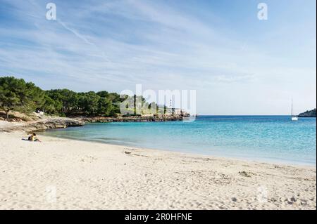 Portocolom, near Manacor, Majorca, Spain Stock Photo