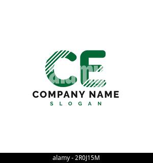 CE Letter Logo Design. CE letter logo Vector Illustration - Vector Stock Vector