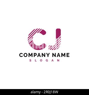 CJ Letter Logo Design. CJ letter logo Vector Illustration - Vector Stock Vector
