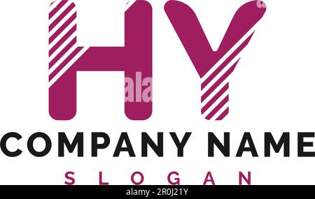 HY Letter Logo Design. HY letter logo Vector Illustration - Vector Stock Vector