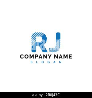 RJ Letter Logo Design. RJ letter logo Vector Illustration - Vector Stock Vector