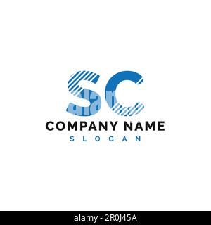SC Letter Logo Design. SC letter logo Vector Illustration - Vector Stock Vector