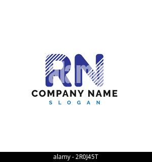 RN Letter Logo Design. RN letter logo Vector Illustration - Vector Stock Vector