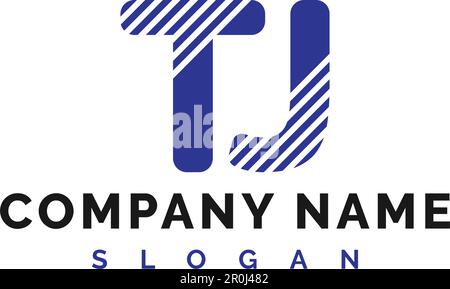 TJ Letter Logo Design. TJ letter logo Vector Illustration - Vector Stock Vector