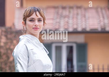 Rome, Italy. 08th May, 2023. Actress Zoë Bleu Sidel, daughter of actress Rosanna Arquette, attends the photocall of the film 'Signs of love' at Cinema Barberini in Rome (Photo by Matteo Nardone/Pacific Press/Sipa USA) Credit: Sipa USA/Alamy Live News Stock Photo