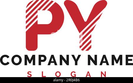 PY Letter Logo Design. PY letter logo Vector Illustration - Vector Stock Vector