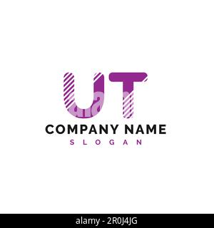 UT Letter Logo Design. UT Letter Logo Vector Illustration - Vector Stock Vector