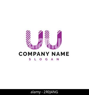UU Letter Logo Design. UU Letter Logo Vector Illustration - Vector Stock Vector