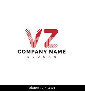VZ Letter Logo Design. VZ Letter Logo Vector Illustration - Vector Stock Vector
