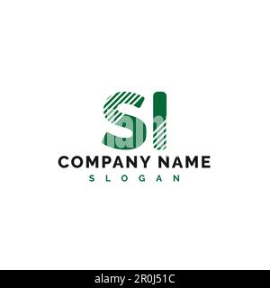 SI Letter Logo Design. SI letter logo Vector Illustration - Vector Stock Vector