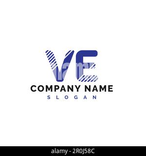VE Letter Logo Design. VE Letter Logo Vector Illustration - Vector Stock Vector