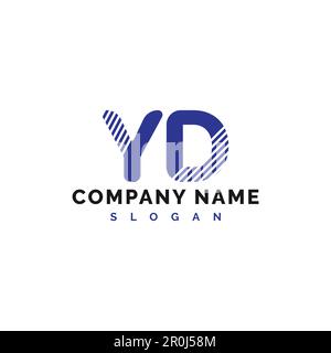 YD Letter Logo Design. YD Letter Logo Vector Illustration - Vector Stock Vector
