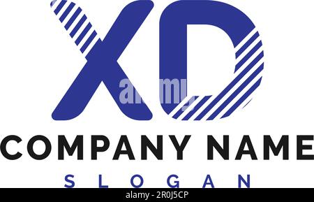 XD Letter Logo Design. XD Letter Logo Vector Illustration - Vector Stock Vector