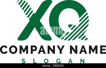 XQ Letter Logo Design. XQ Letter Logo Vector Illustration - Vector Stock Vector