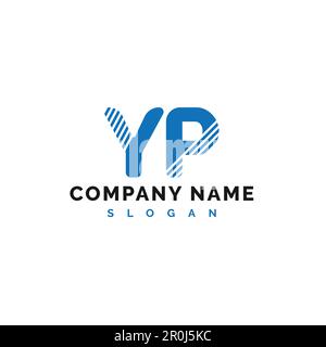 YP Letter Logo Design. YP Letter Logo Vector Illustration - Vector Stock Vector