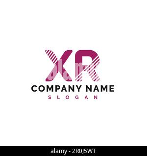 XR Letter Logo Design. XR Letter Logo Vector Illustration - Vector Stock Vector