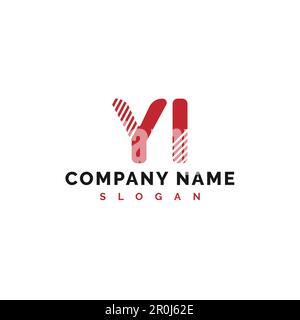 YI Letter Logo Design. YI Letter Logo Vector Illustration - Vector Stock Vector