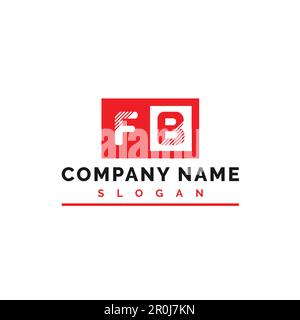 FB Letter Logo Design. FB Letter Logo Vector Illustration - Vector Stock Vector