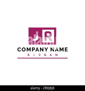 JR Letter Logo Design. JR Letter Logo Vector Illustration - Vector Stock Vector
