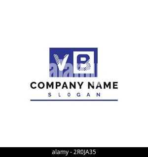 VB Logo Design. VB Letter Logo Vector Illustration - Vector Stock Vector