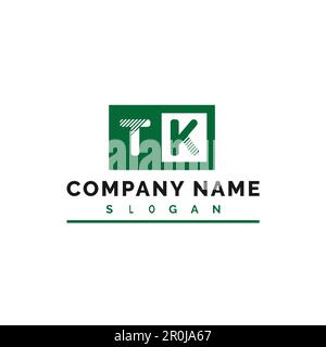 TK Logo Design. TK Letter Logo Vector Illustration - Vector Stock Vector