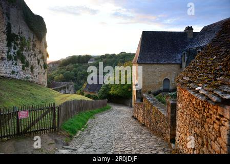 In Beynac-et-Cazenac in the Dordogne valley, Perigord, Dordogne, Aquitaine, West-France, France Stock Photo