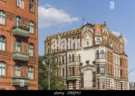 Wohn- und Geschaeftsgebaeude Luisenhaus in der Badstrasse , Wedding, Berlin Stock Photo