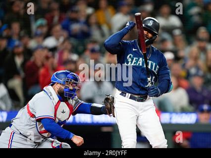 Minnesota Twins catcher Christian Vazquez looks on in between batters  against the Seattle Mariners during a baseball game, Tuesday, July 18,  2023, in Seattle. (AP Photo/Lindsey Wasson Stock Photo - Alamy