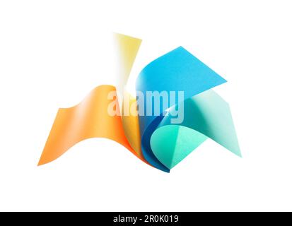 Different coloured sheets of paper, Paper Stock Photo