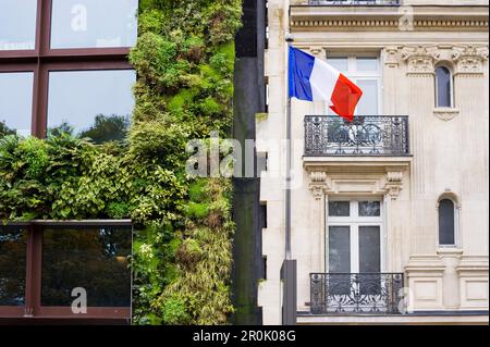 Facade of Museum du Quai Branly in Paris, France Stock Photo