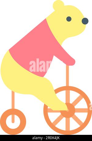 Bear Performing icon vector image. Suitable for mobile application web application and print media. Stock Vector