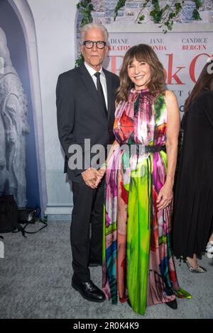 New York, United States. 08th May, 2023. NEW YORK, NEW YORK - MAY 08: Ted Danson and Mary Steenburgen attend the premiere of 'Book Club: The Next Chapter' at AMC Lincoln Square Theater on May 08, 2023 in New York City. Credit: Ron Adar/Alamy Live News Stock Photo