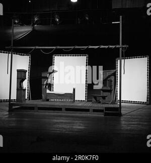 Faust, Spielfilm nach dem Stück von Johann Wolfgang von Goethe, Deutschland 1960, Regie: Peter Gorski, leere Kulisse Stock Photo