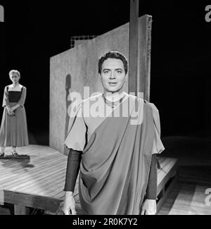 Faust, Spielfilm nach dem Stück von Johann Wolfgang von Goethe, Deutschland 1960, Regie: Peter Gorski, Darsteller: Will Quadflieg Stock Photo