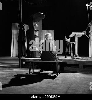 Faust, Spielfilm nach dem Stück von Johann Wolfgang von Goethe, Deutschland 1960, Regie: Peter Gorski, Darsteller: Will Quadflieg Stock Photo