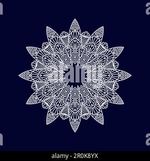 New mandala art vector illustration Stock Vector