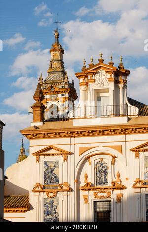 Iglesia de la Santa Caridad church and Hospital de la Caridad, Baroque, 17th century architecture, Seville, Andalucia, Spain, Europe Stock Photo