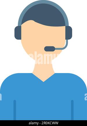 Commentator icon vector image. Suitable for mobile application web application and print media. Stock Vector