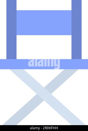 Director Chair icon vector image. Suitable for mobile application web application and print media. Stock Vector