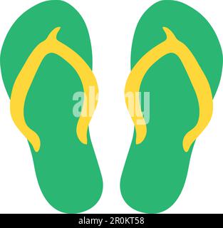 Flip Flops icon vector image. Suitable for mobile application web application and print media. Stock Vector