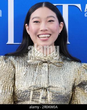 Awkwafina arrives at the world premiere of 
