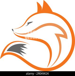 Fox icon logo design illustration Stock Vector Image & Art - Alamy