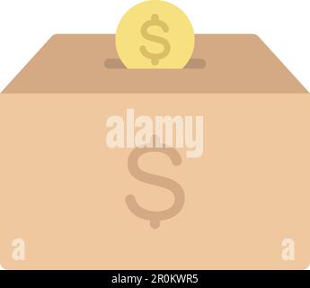 Funding icon vector image. Suitable for mobile application web application and print media. Stock Vector