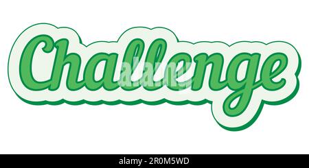 challenge grunge ribbon. challenge sign. challenge banner Stock Vector ...